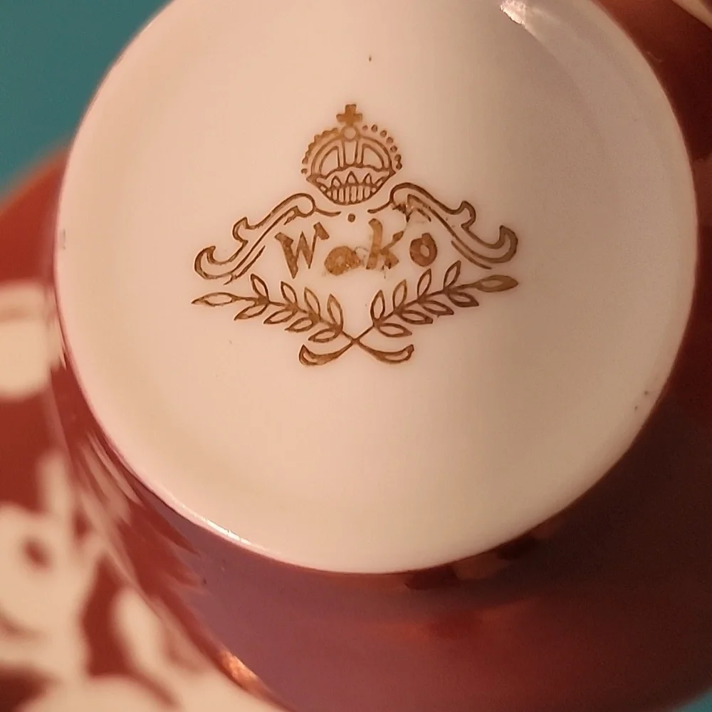 Vintage Waco China tea cup and saucer made in Japan - Picture 4 of 7